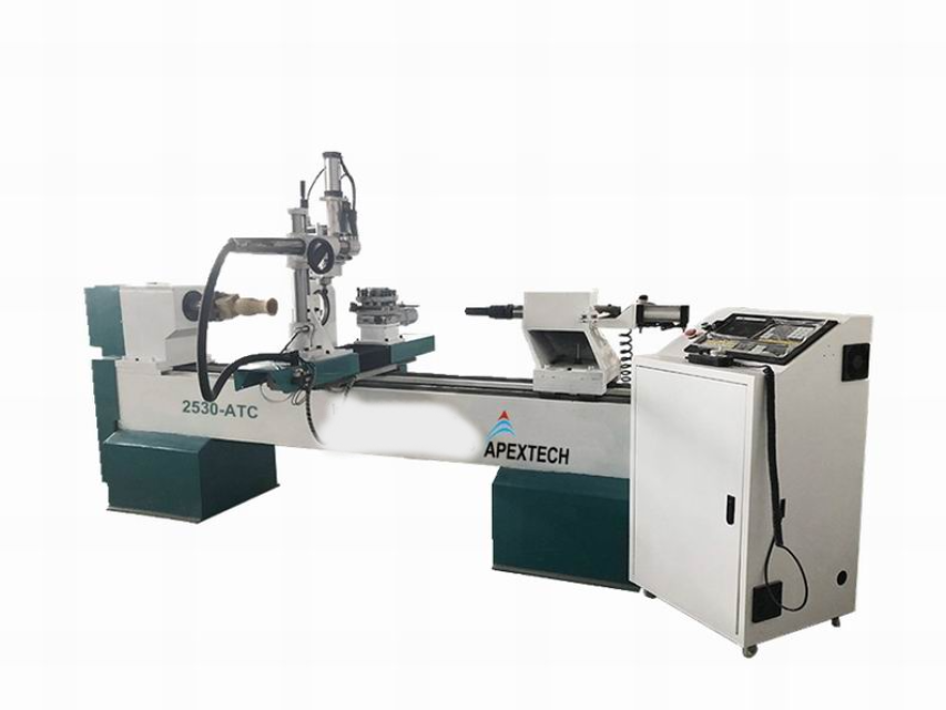 4 Axis Linkage Multifunction Wood Lathe   COSEN for Special Shaped Processing